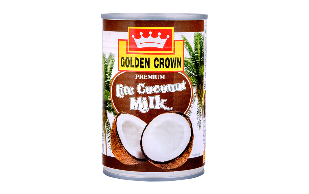 Golden Crown Premium Lite Coconut Milk   Tin  400 millilitre